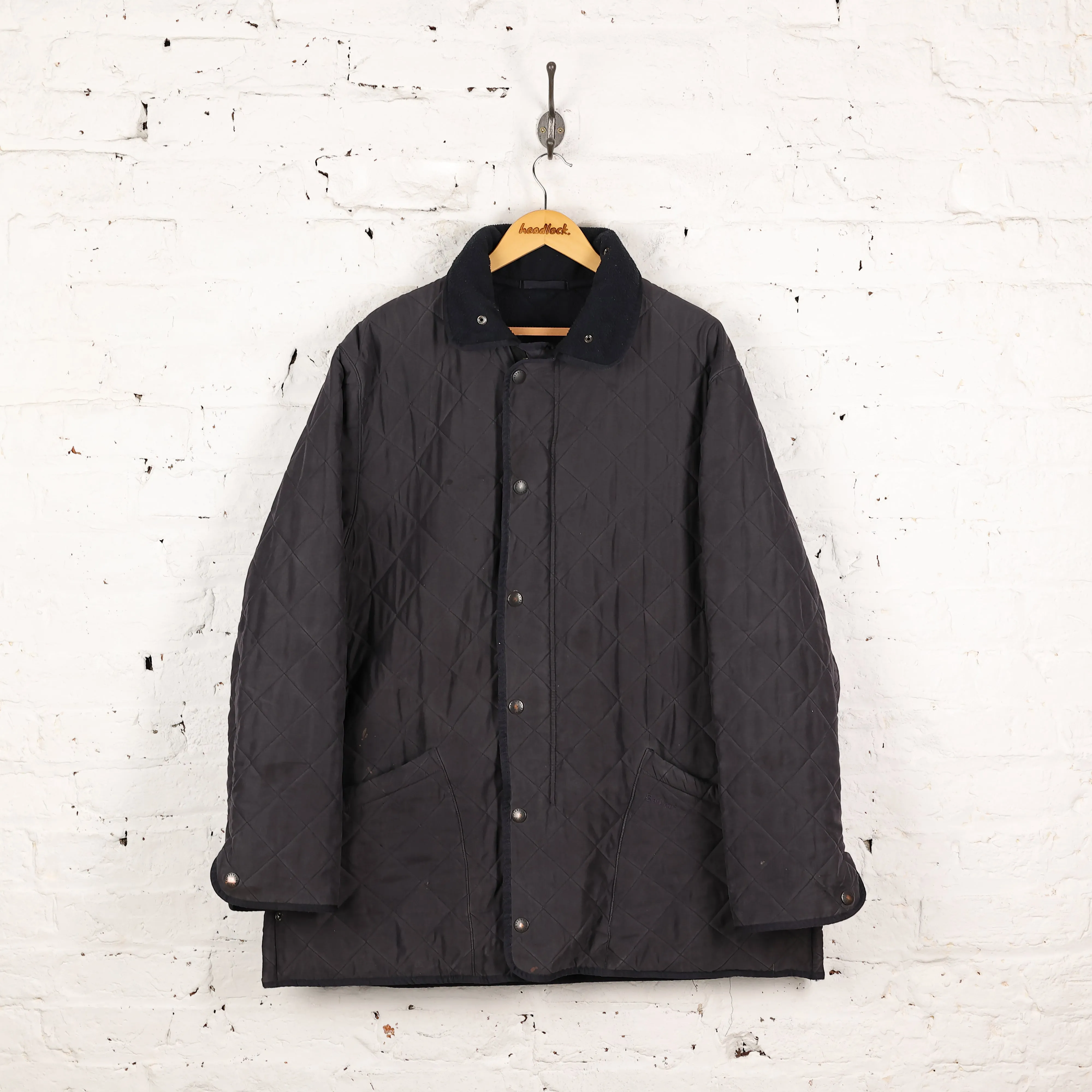 Barbour Quilted MircoFibre Polar Quilt Jacket - Blue -XL